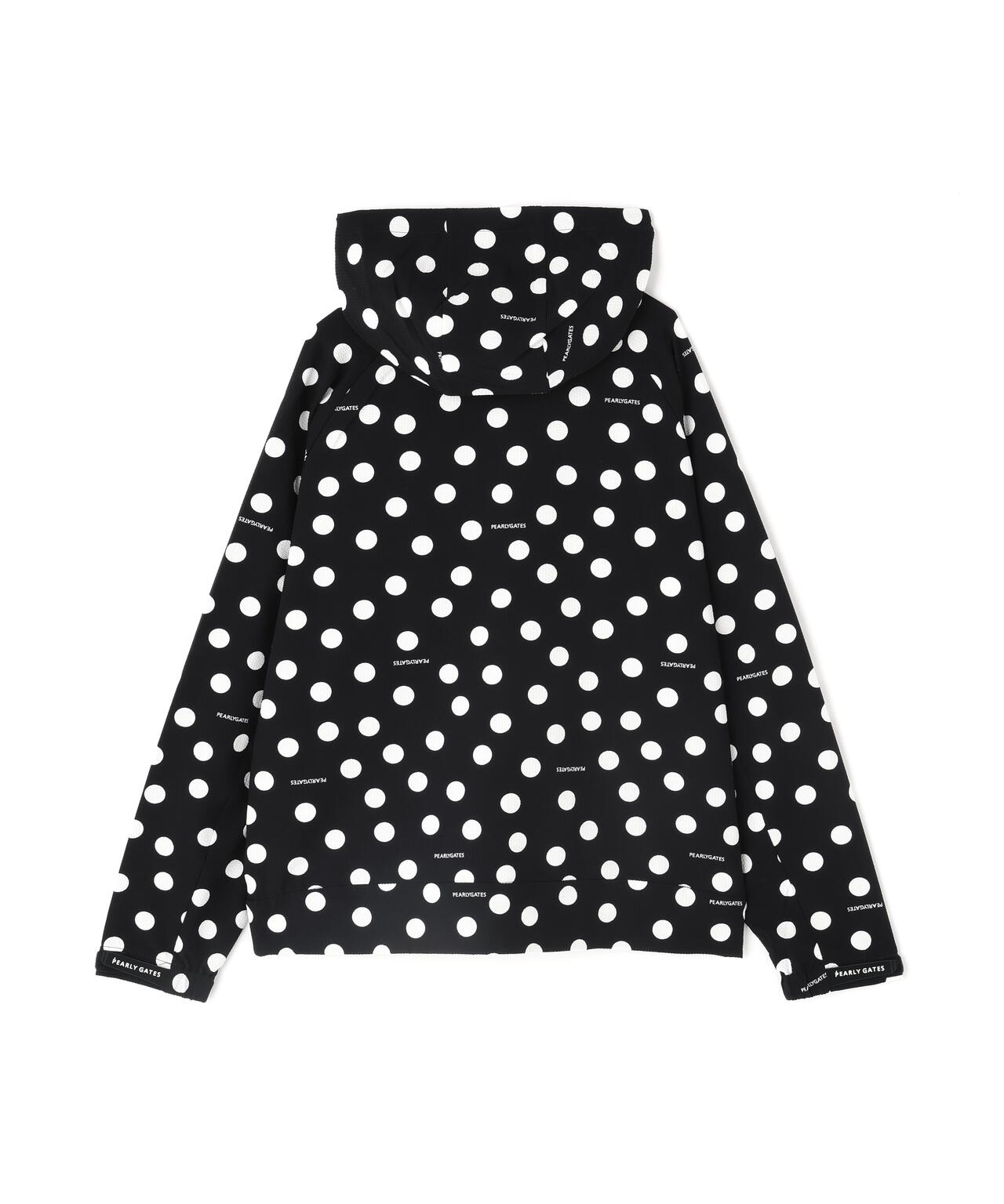 Peストレッチサッカー フルジップフーディ ＜ランダムドット柄