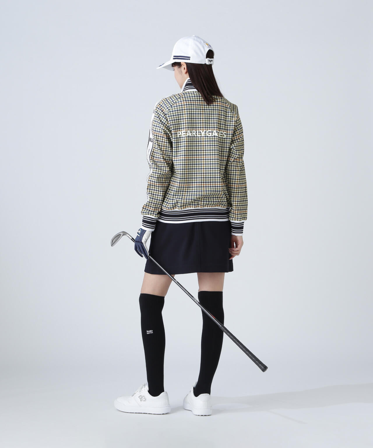 PEARLY GATES フルジップジャケット サイズ0 ワッペンデザイン ナイロンタフタ フルジップジャケット｜PEARLY