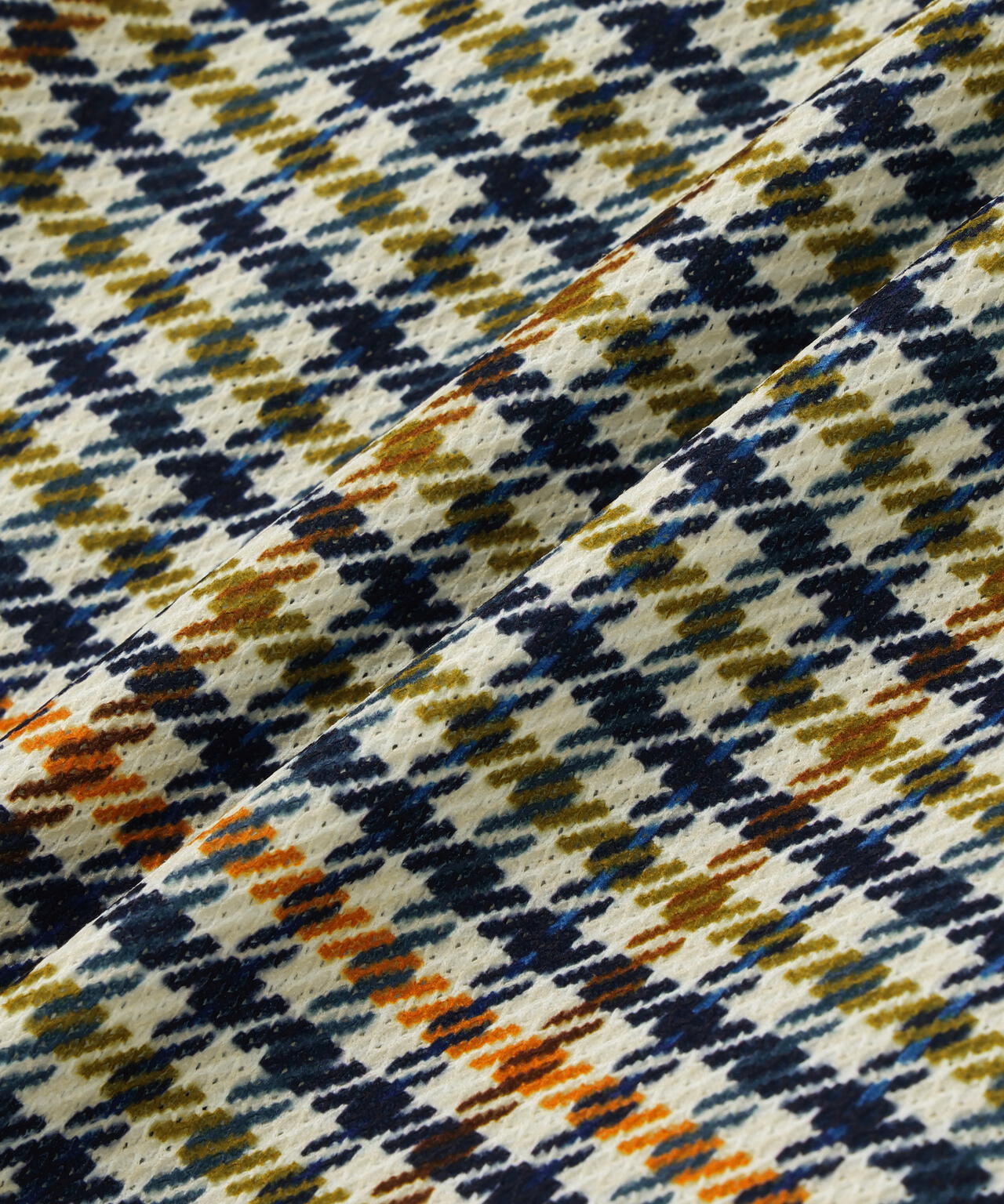 Peストレッチメッシュフルジップジャケット ＜ガンクラブチェック柄