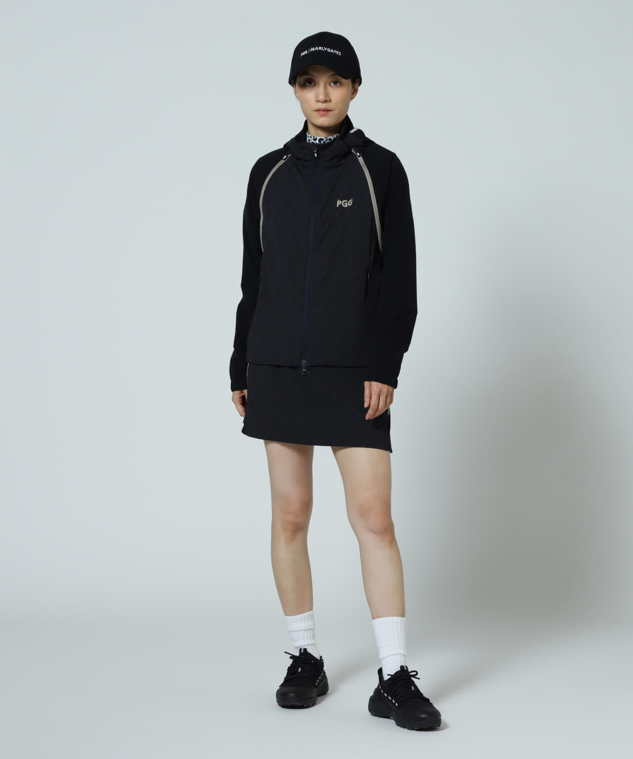 【PGG】【直営店舗&公式オンライン限定】Nyドビーストレッチ×DOTAIR 2WAY フーディブルゾン (LADIES)