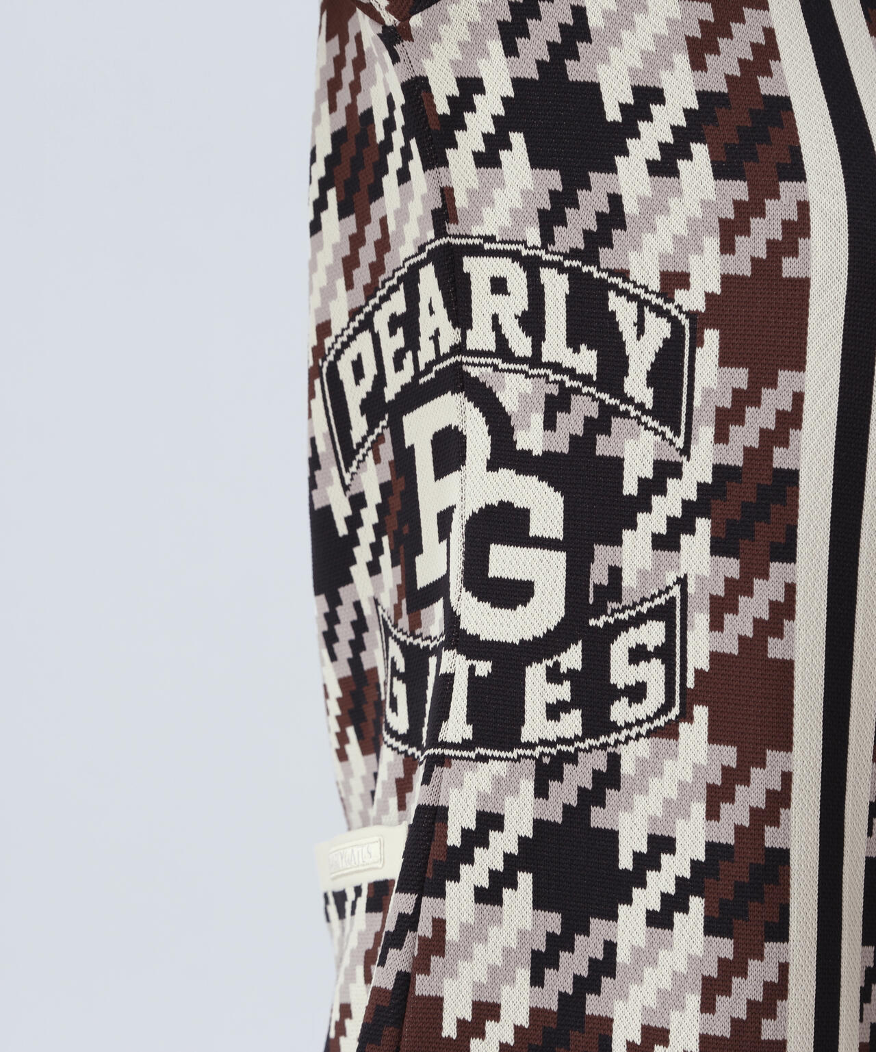 ジャガード ガンクラブチェック柄ポロニットワンピース | PEARLY GATES