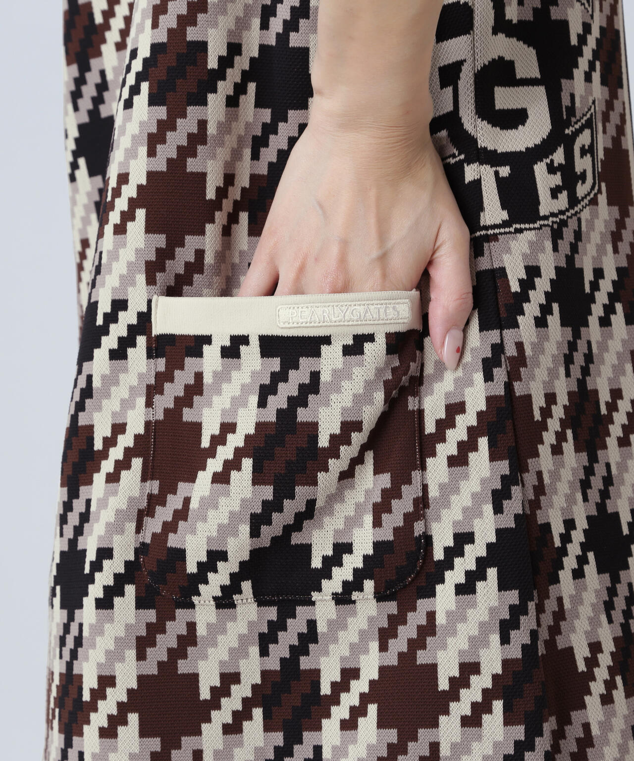 PEARLY GATES パーリーゲイツ ワンピース ポロシャツ レオパード PEARLY GATES パーリーゲイツ 先染オックス ストレッチ