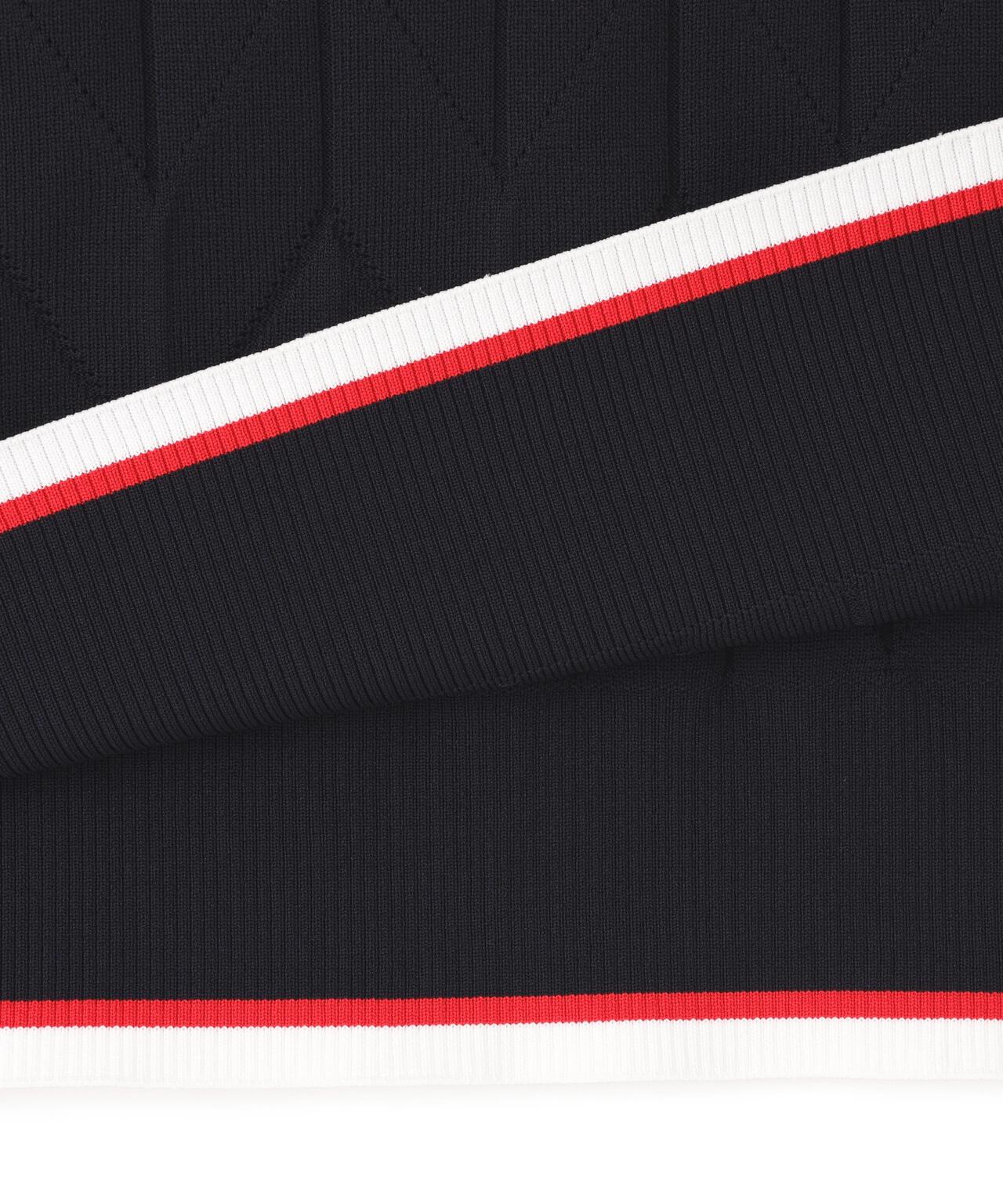 パーリーゲイツ　◾️ワンピース◾️ 黒メゾンロゴ赤 パーリーゲイツ ◾️ワンピース◾️ 黒メゾンロゴ赤 Sleeveless Track