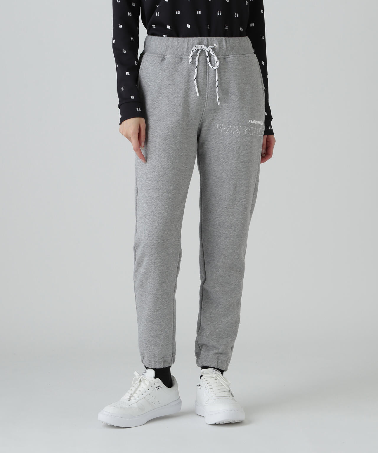 PEARLY GATES 裏起毛 ジョガーパンツ ジグザグ裏毛ジャガードジョガーパンツ | PEARLY GATES