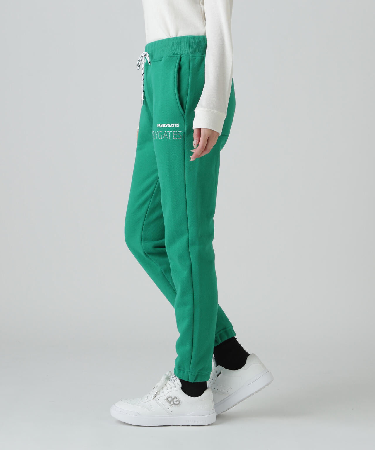 ジグザグ裏毛ジャガードジョガーパンツ | PEARLY GATES