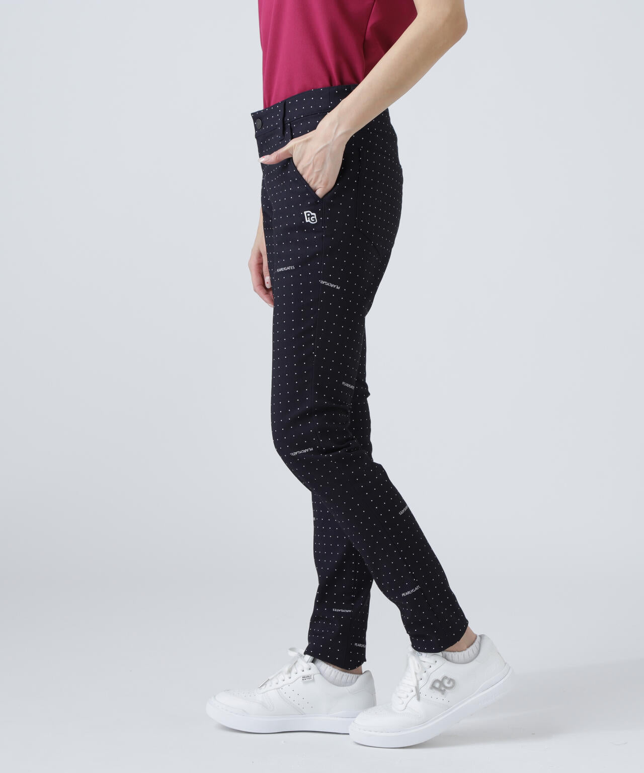 C/Peストレッチドビーツイルパンツ ＜ミニドット柄＞ | PEARLY GATES