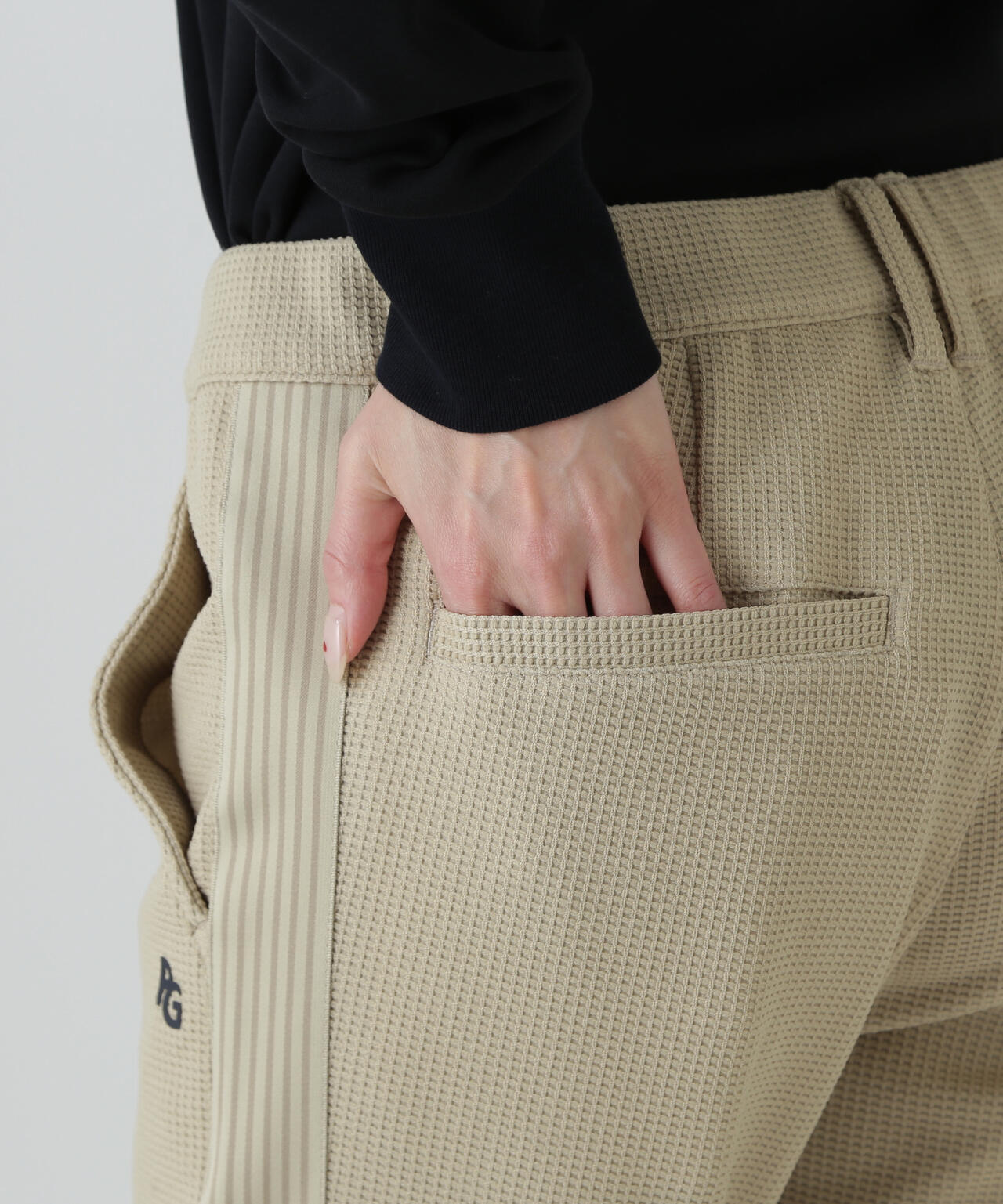 杢ワッフルパンツ