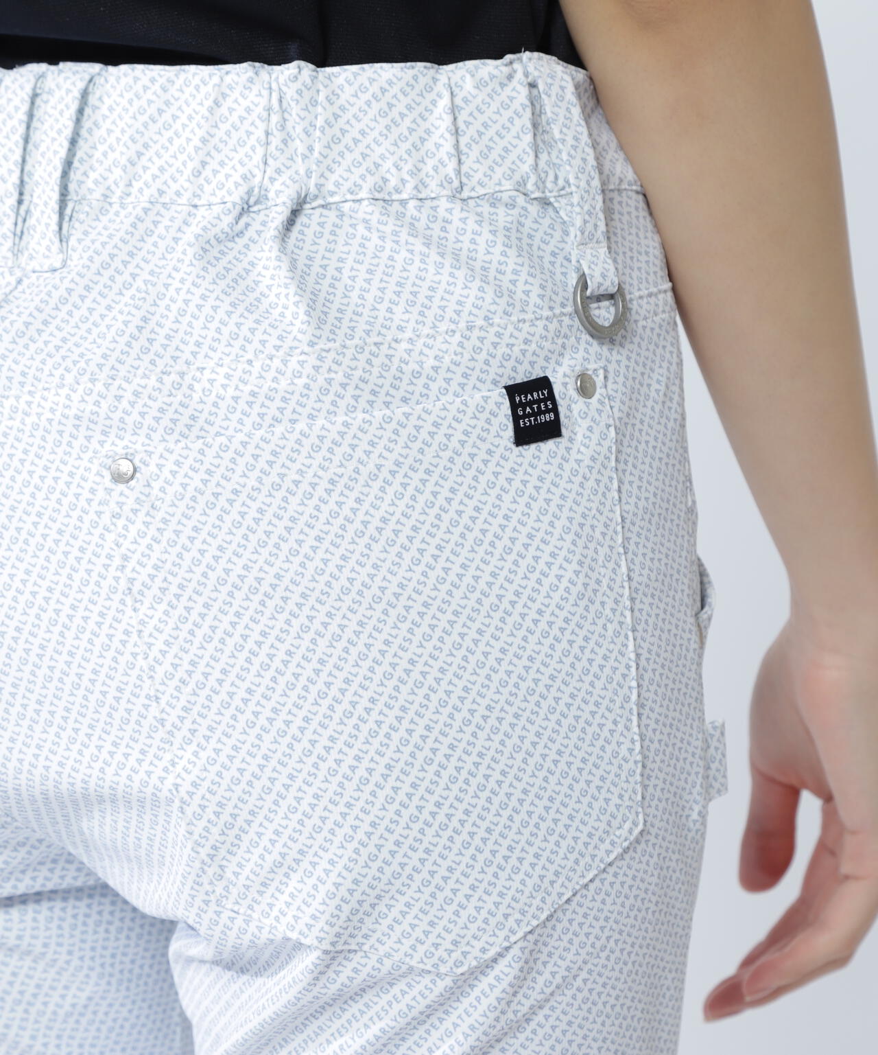 ATHLEACT 4WAYピケ5ポケットパンツ ＜ロゴ総柄＞ | PEARLY GATES