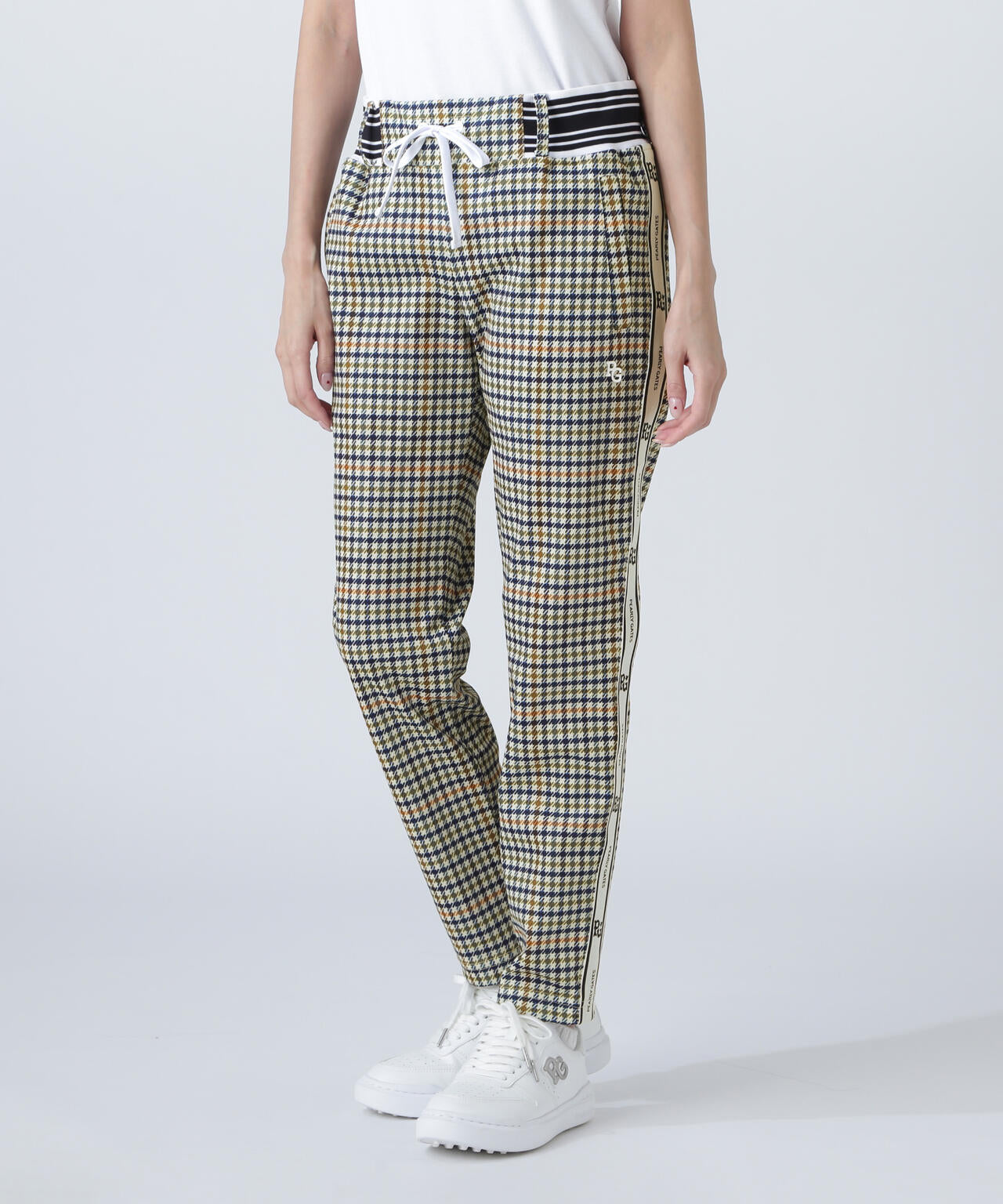 PEARLY GATES チェック柄パンツ Peストレッチメッシュパンツ ＜ガンクラブチェック柄＞ | PEARLY
