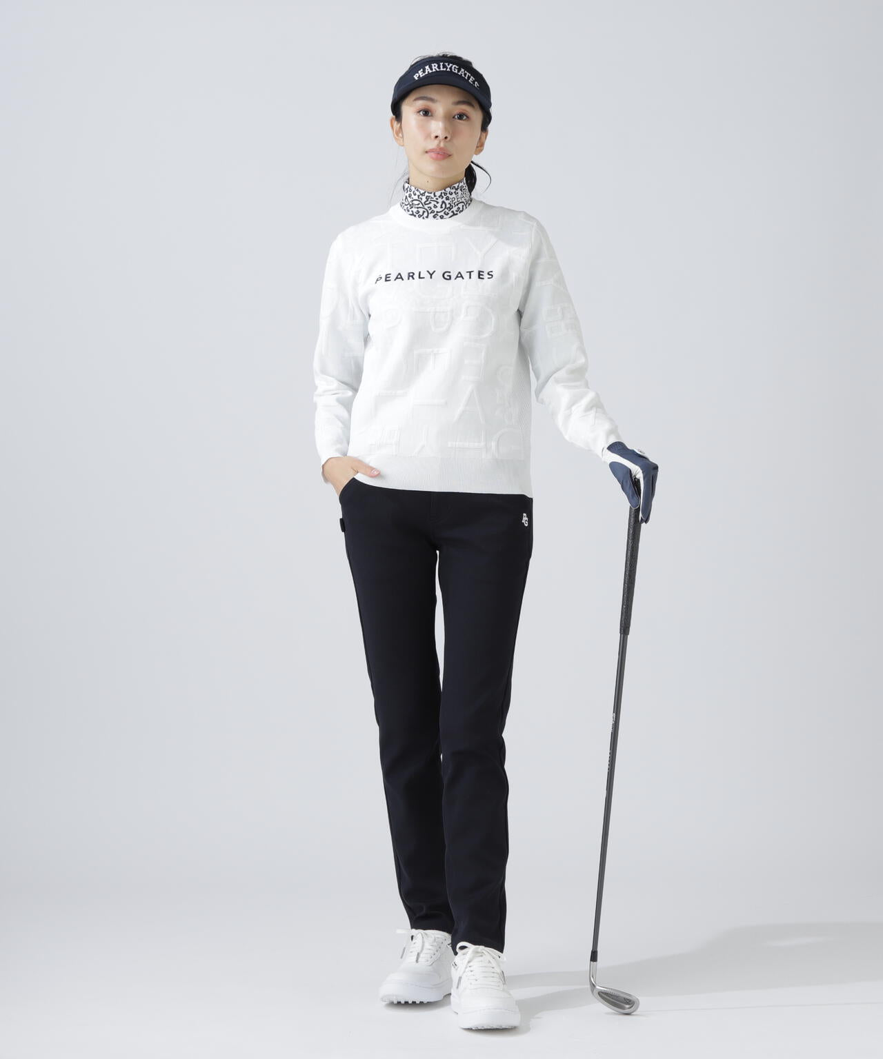 PEARLY GATES ブラック　パンツ SOLOTEXサッカーパンツ | PEARLY GATES（パーリーゲイツ