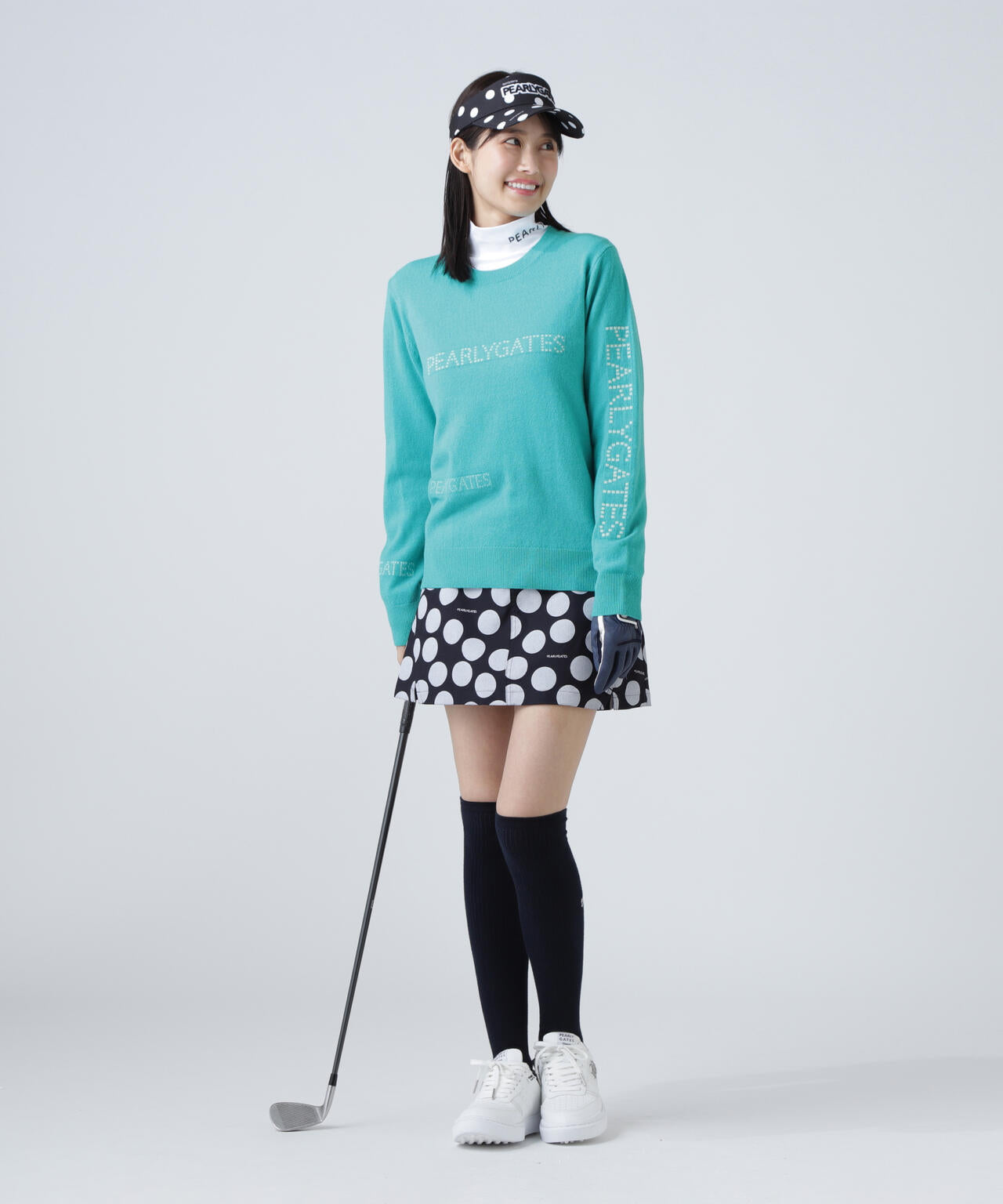 C/Peストレッチドビーツイルスカート ＜ランダムドット柄