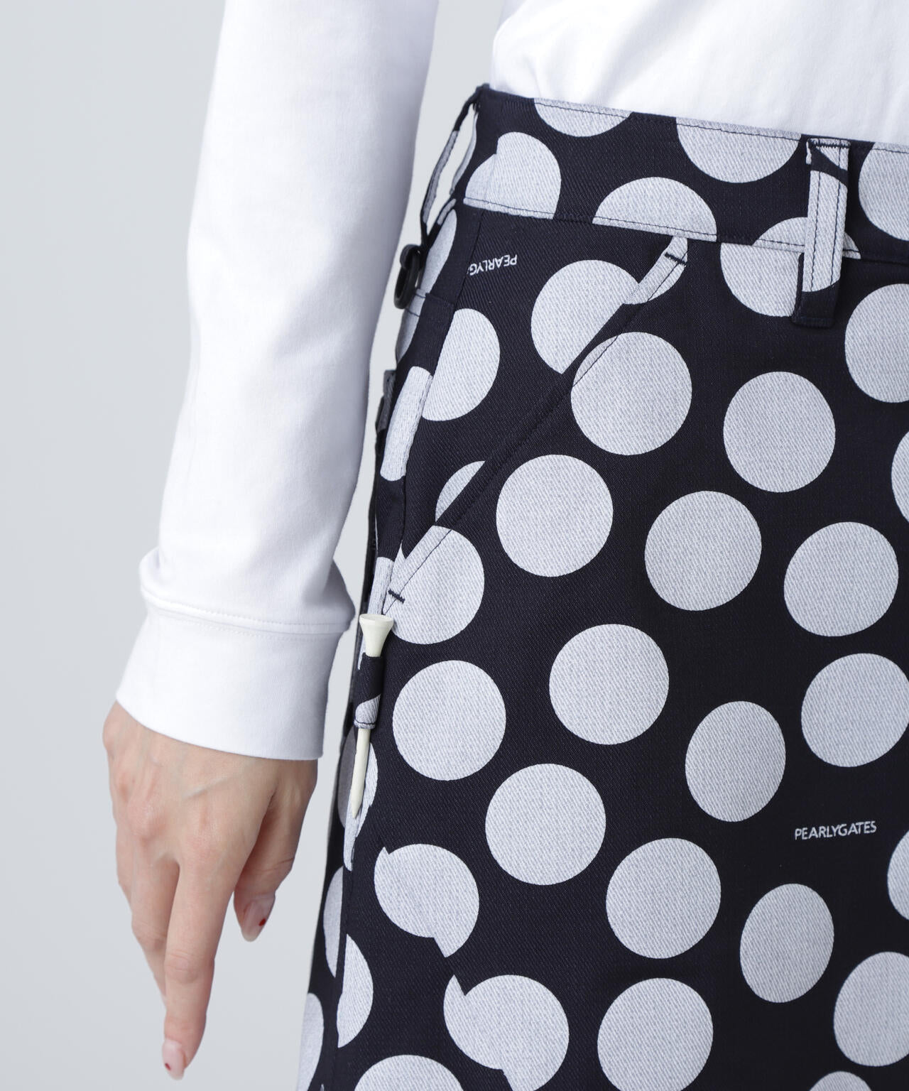 C/Peストレッチドビーツイルスカート ＜ランダムドット柄＞ | PEARLY