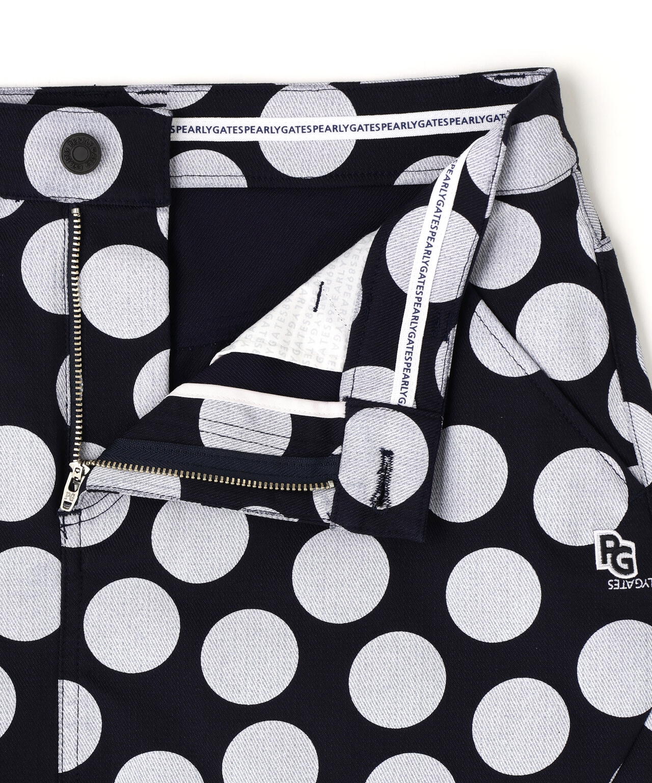 C/Peストレッチドビーツイルスカート ＜ランダムドット柄＞