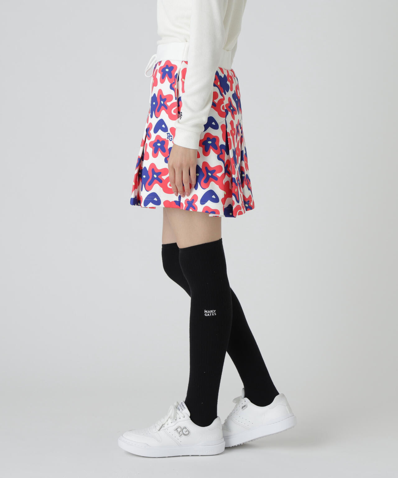 フリースプリントスカート ＜POP花柄＞ | PEARLY GATES（パーリー