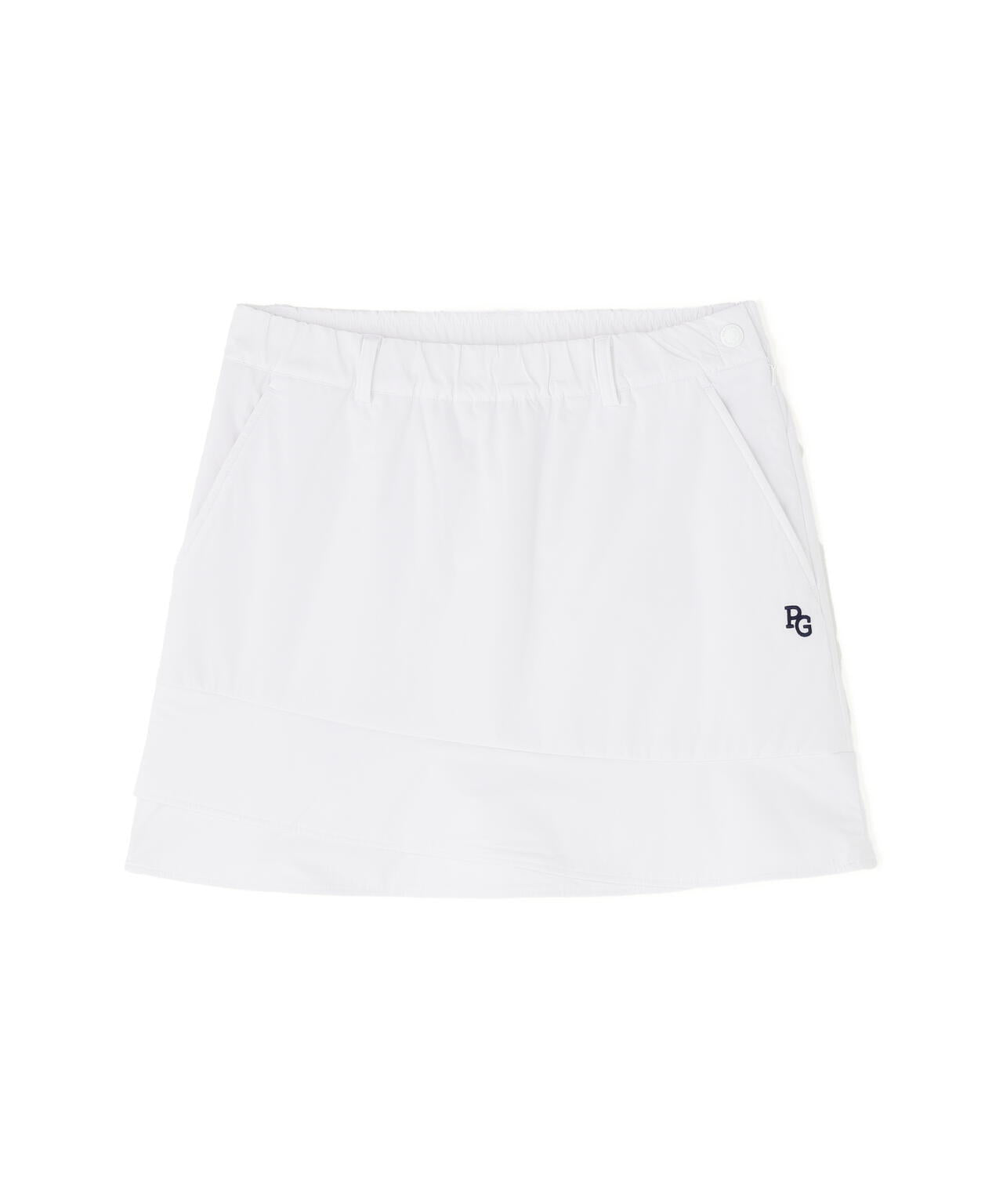 Peストレッチドビー中綿スカート