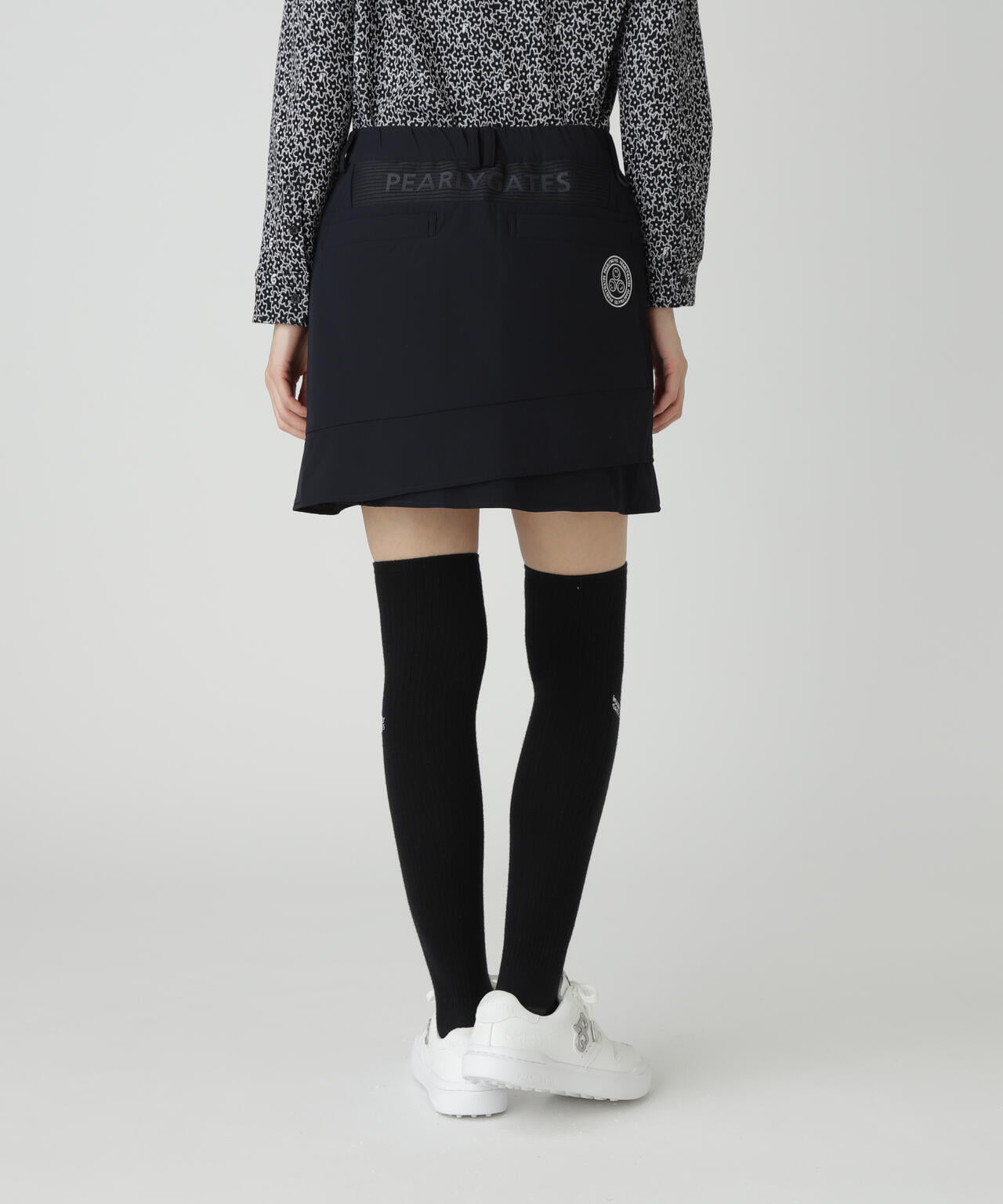 Peストレッチドビー中綿スカート