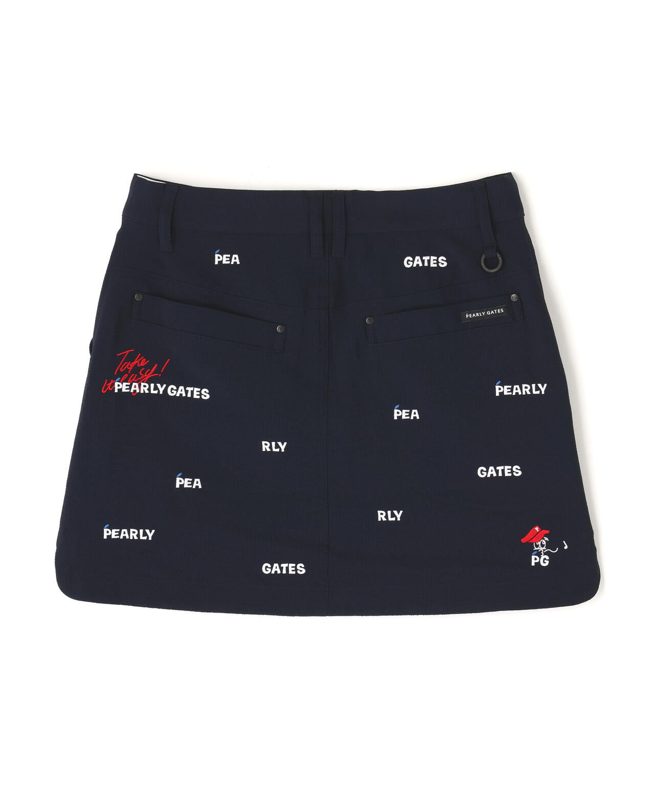 Peサッカーストライプスカート