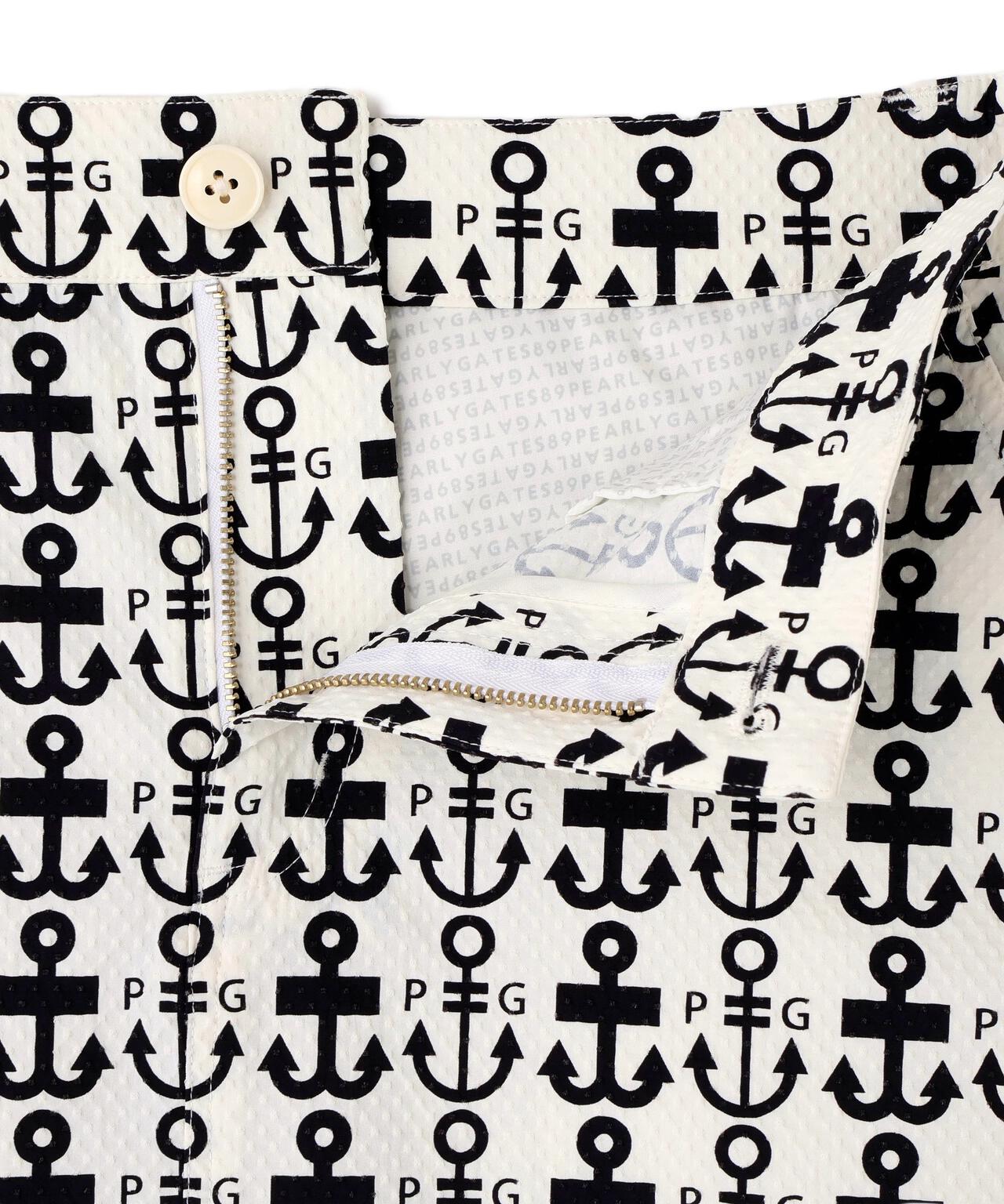 【極美品】パーリーゲイツ　24AW ストレッチタックジャガード線画馬柄ワンピース 極美品】パーリーゲイツ 24AW ストレッチタックジャガード線画馬柄