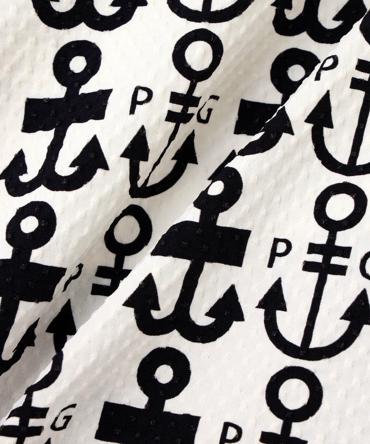 Nyストレッチドビースカート ＜ロゴアンカー柄＞ | PEARLY GATES