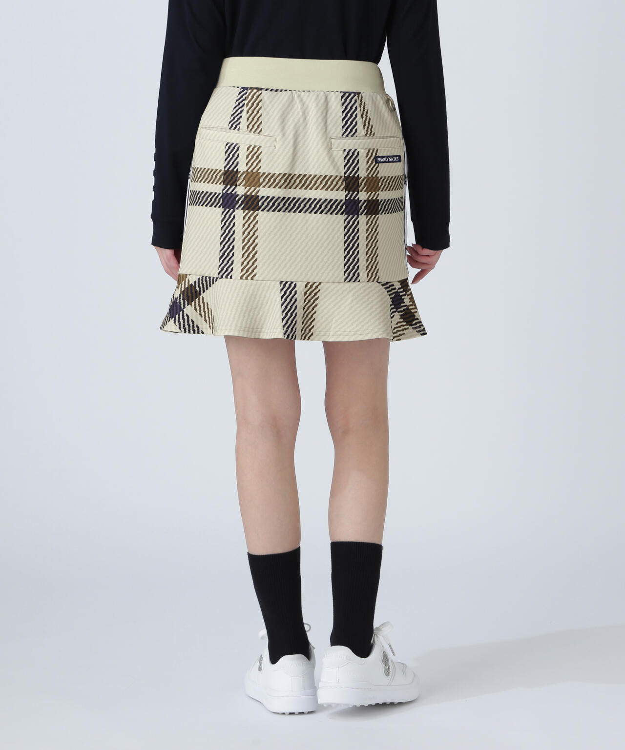 Peスパンダンボールメッシュスカート