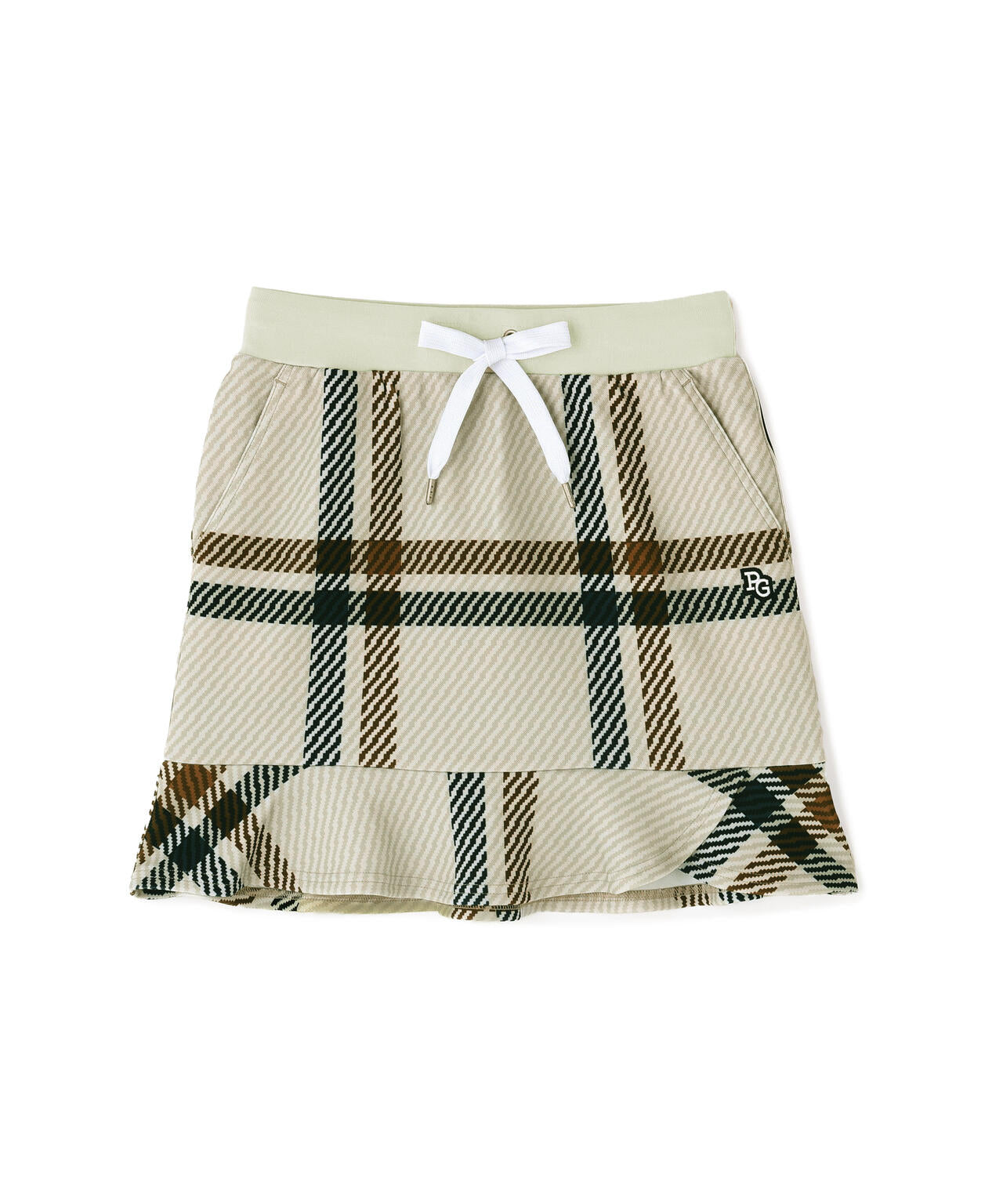 Peスパンダンボールメッシュスカート