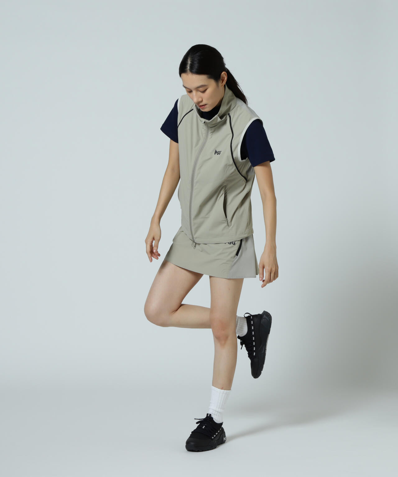 【PGG】【直営店舗&公式オンライン限定】Nyドビーストレッチ×DOTAIRスカート (LADIES)