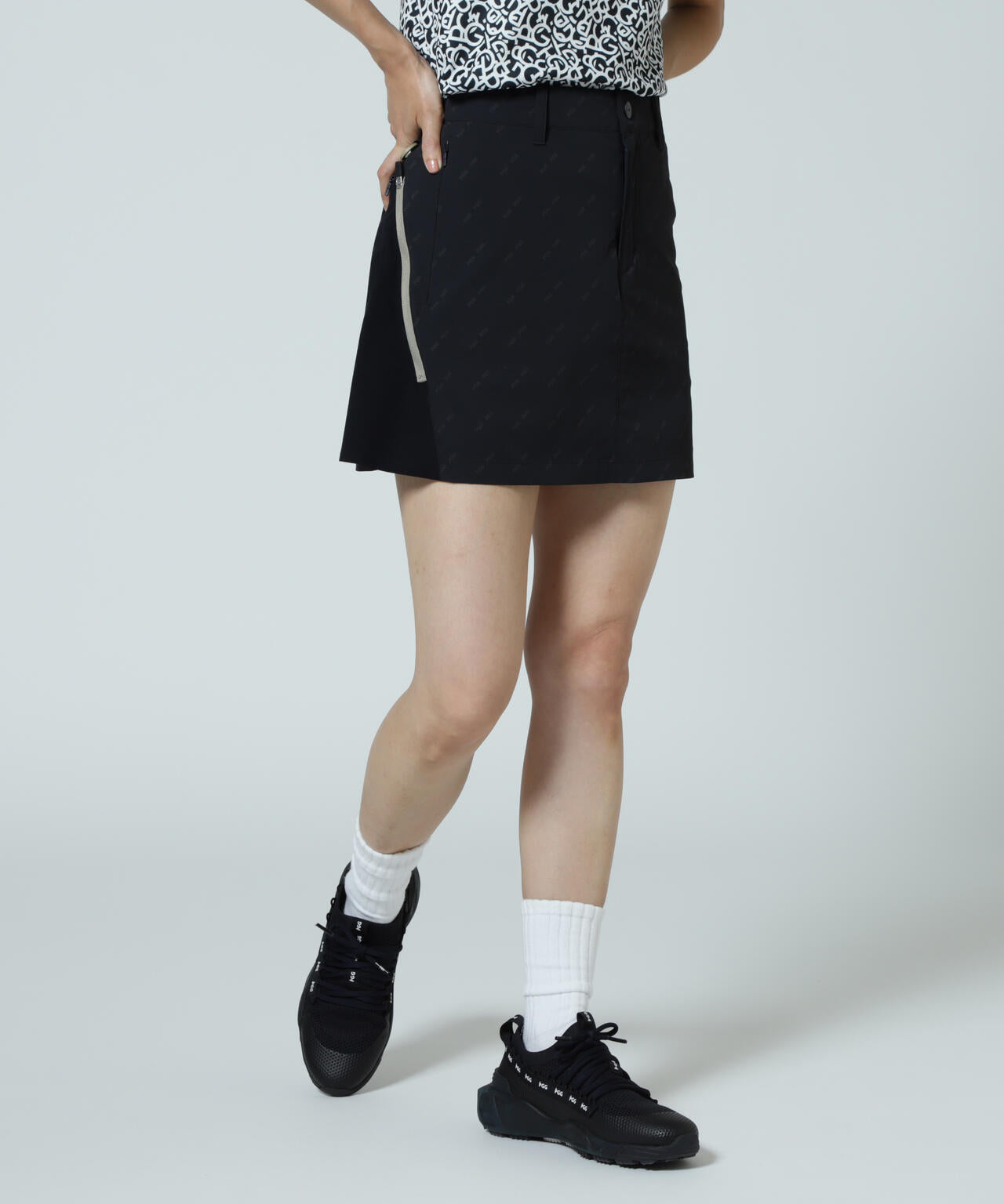 【PGG】【直営店舗&公式オンライン限定】Nyドビーストレッチ×DOTAIRスカート (LADIES)