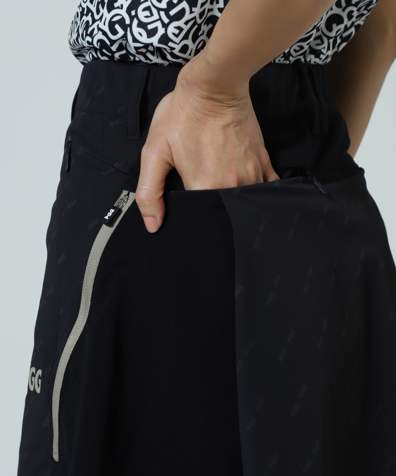 【PGG】【直営店舗&公式オンライン限定】Nyドビーストレッチ×DOTAIRスカート (LADIES)