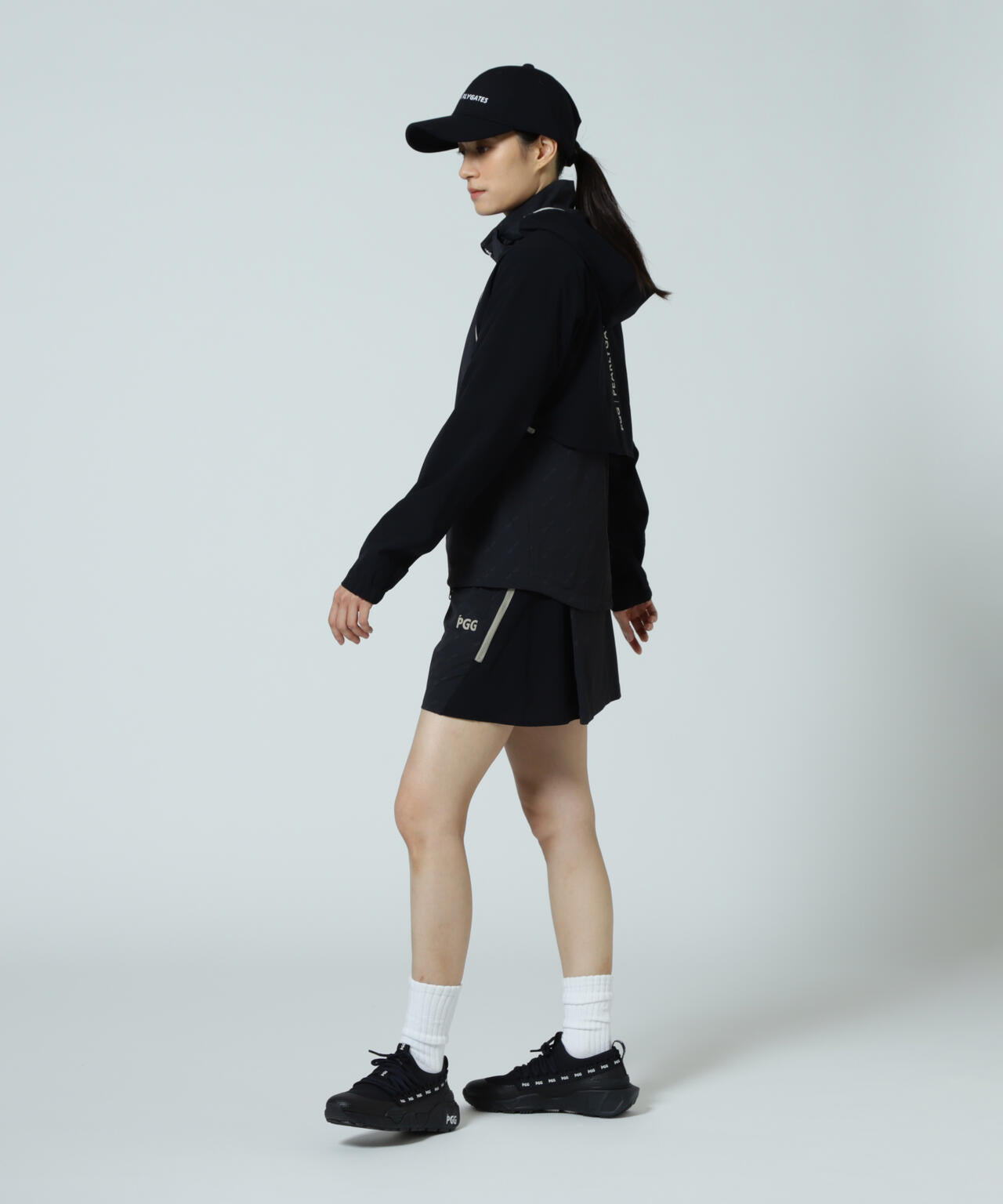 【PGG】【直営店舗&公式オンライン限定】Nyドビーストレッチ×DOTAIRスカート (LADIES)