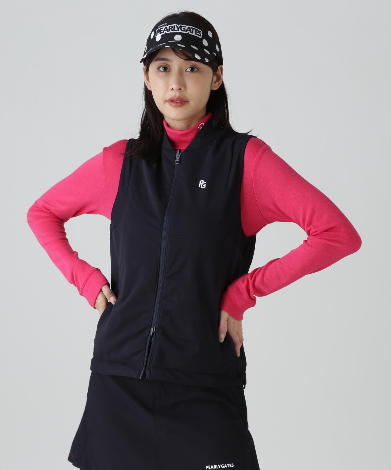 テックスブリッド フルジップベスト | PEARLY GATES（パーリーゲイツ