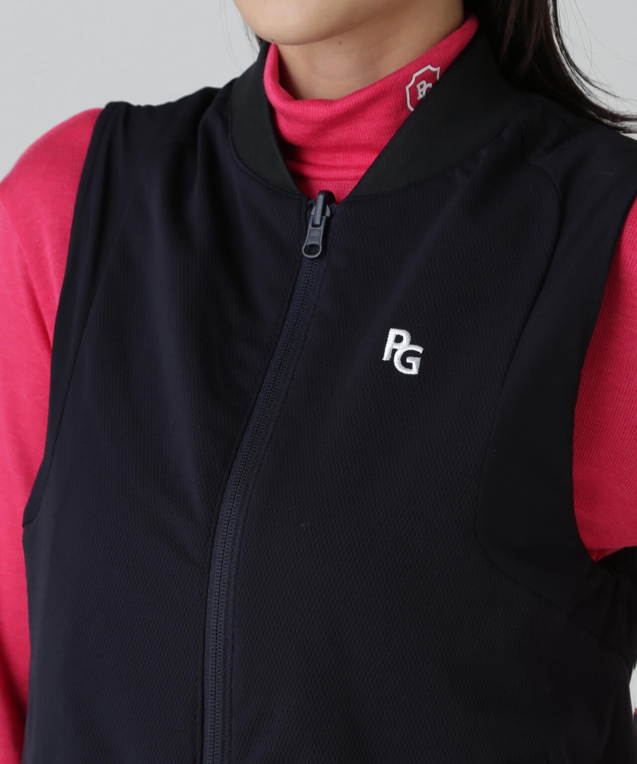 PEARLY GATES フルジップベスト サイズ6 テックスブリッド フルジップ