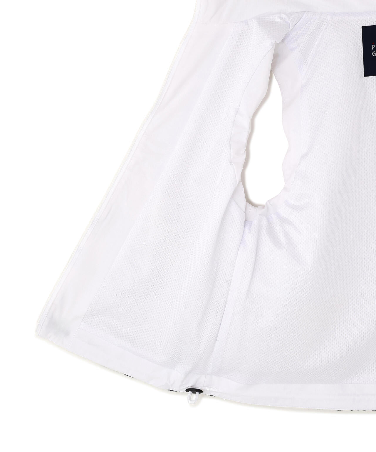 合繊×フリース片面起毛中綿フルジップアップベスト ＜ストリート花柄＞