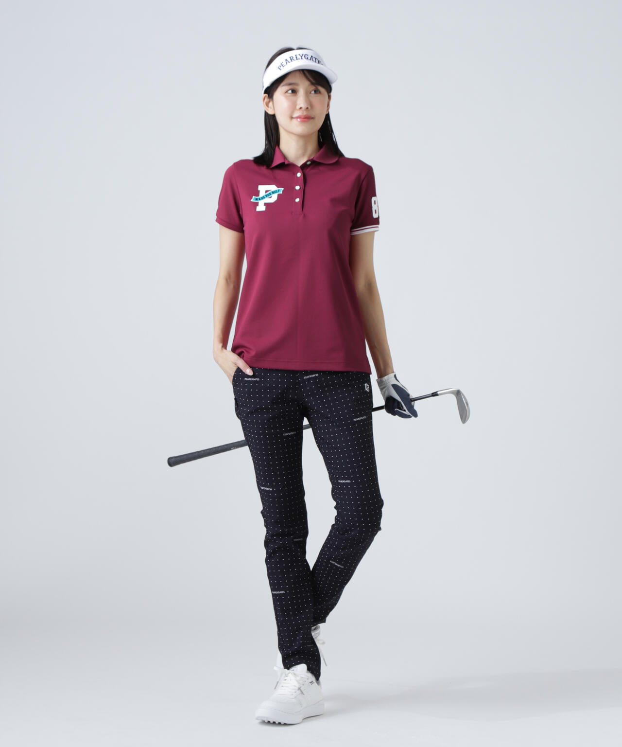 T/C6口鹿の子半袖ポロシャツ