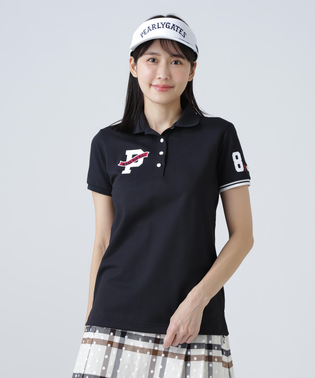 T/C6口鹿の子半袖ポロシャツ