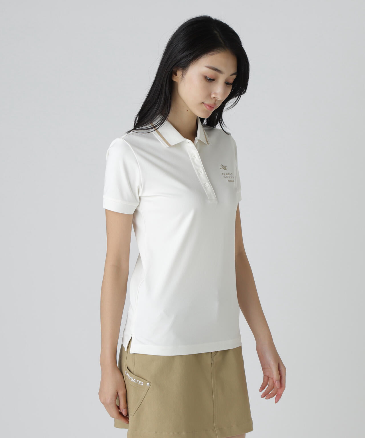 【PGHORSE】 MUTEKIベアスムース半袖ポロシャツ