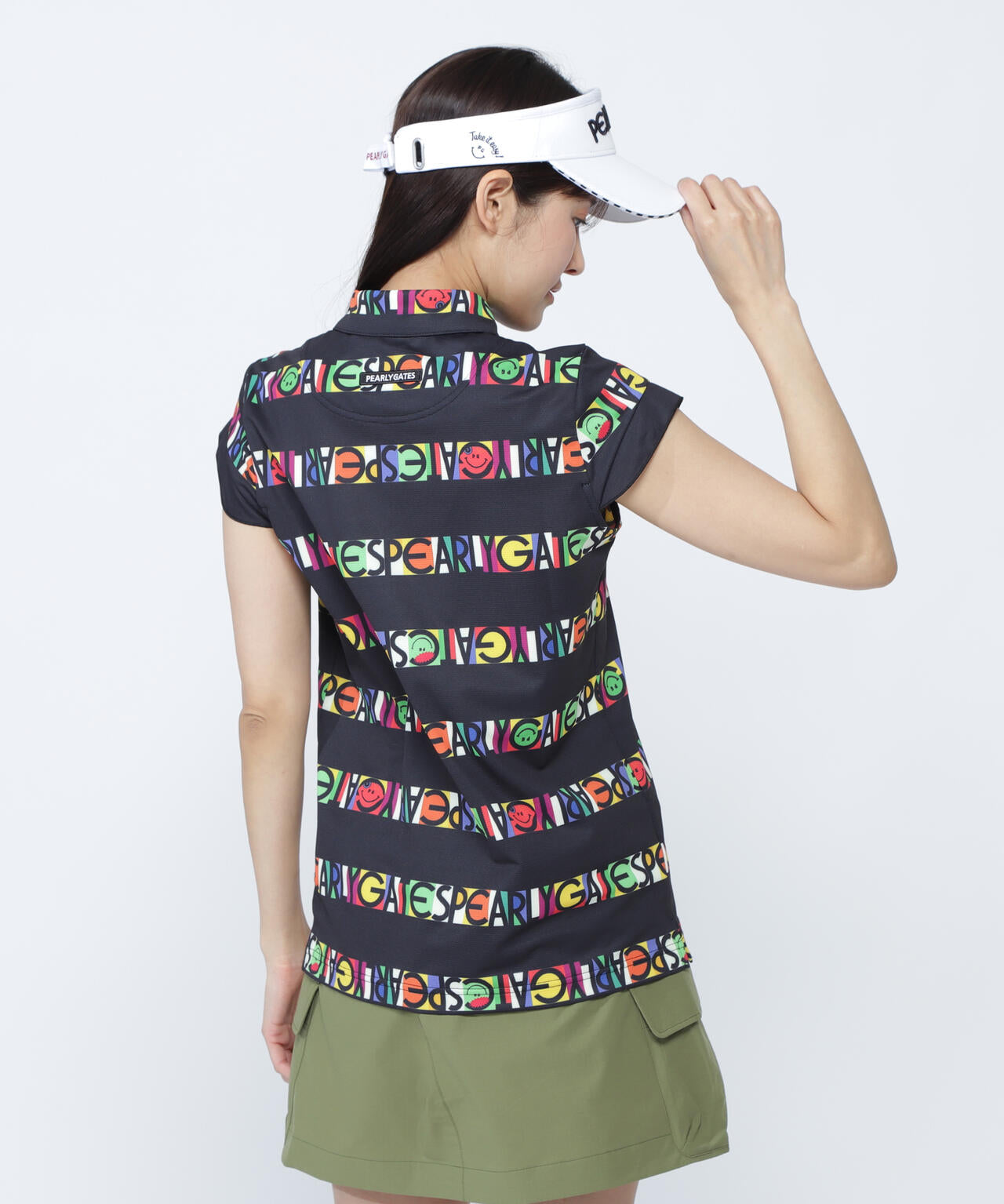 ビオニコシールボーダー半袖ポロシャツ