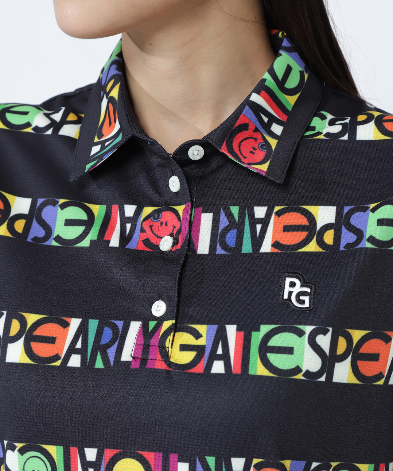 ビオニコシールボーダー半袖ポロシャツ