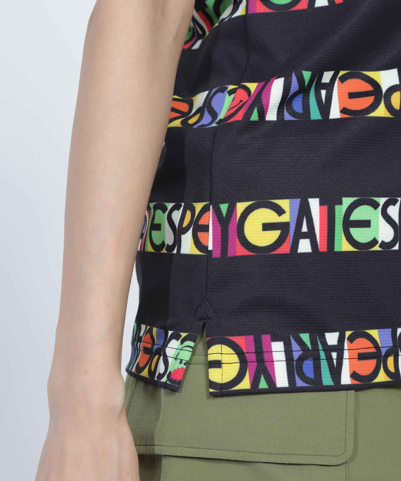 ビオニコシールボーダー半袖ポロシャツ