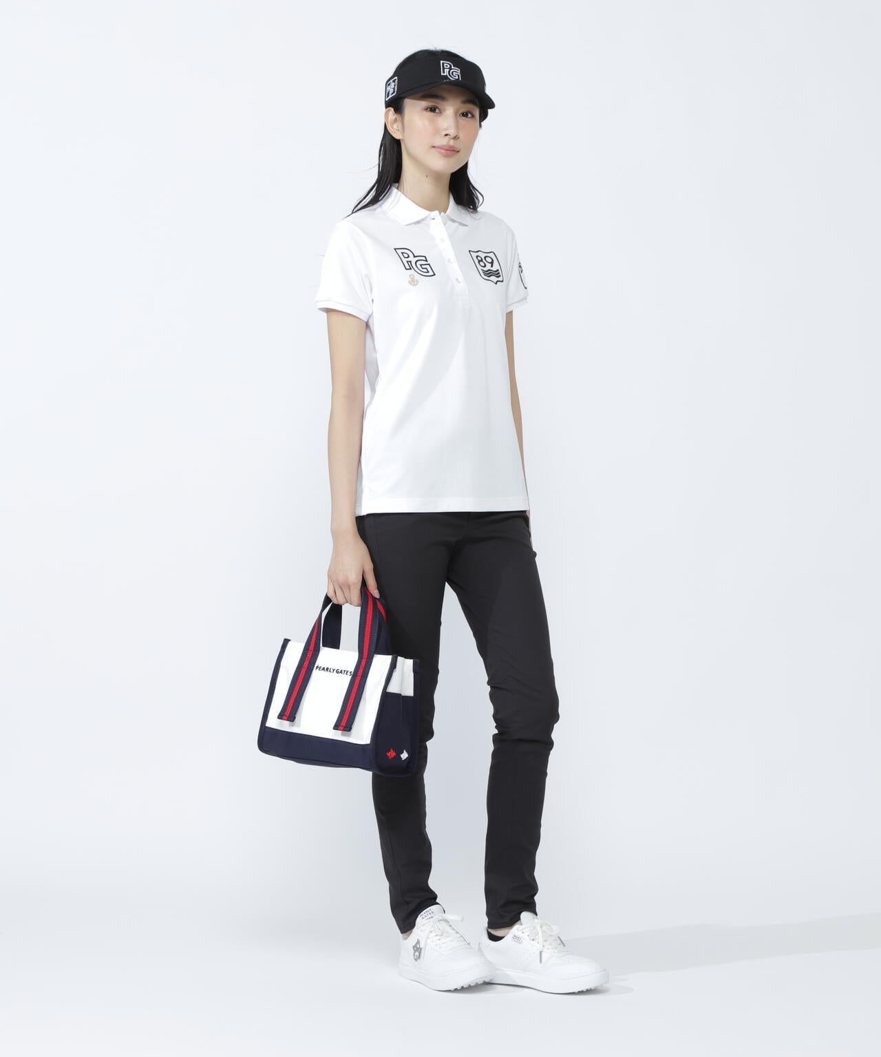 ストレッチカノコアンカージャガード半袖ポロシャツ