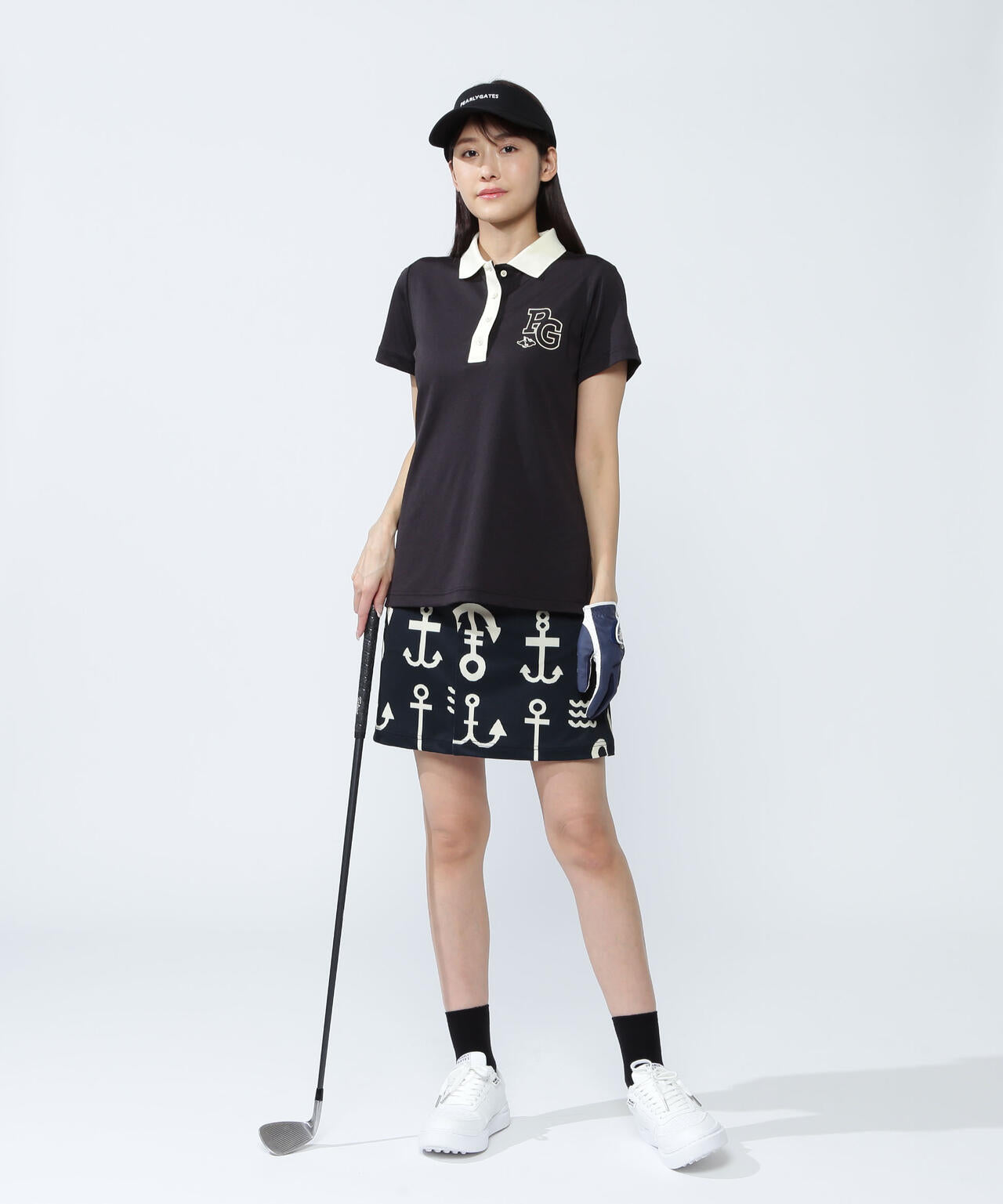 梨地半袖ポロシャツ