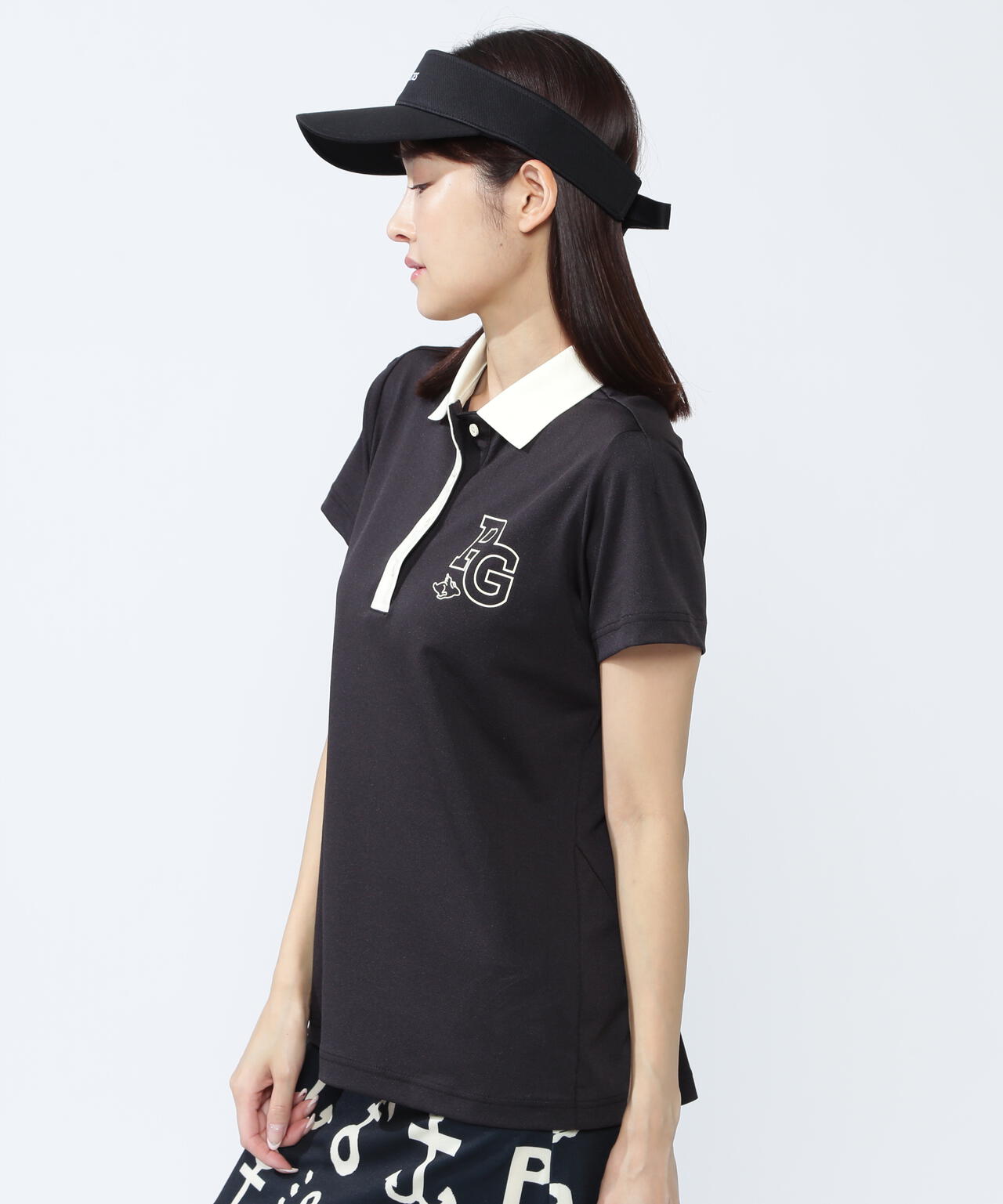 梨地半袖ポロシャツ