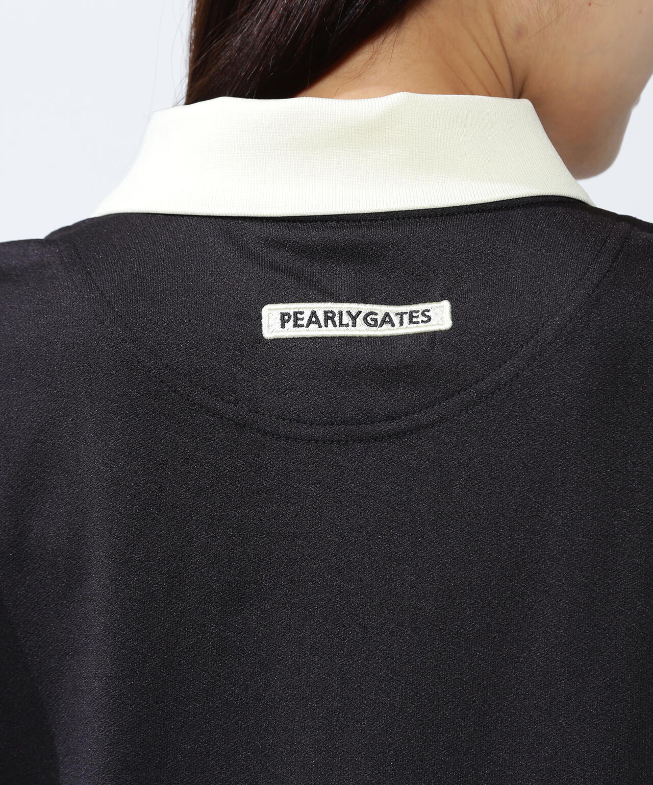 梨地半袖ポロシャツ