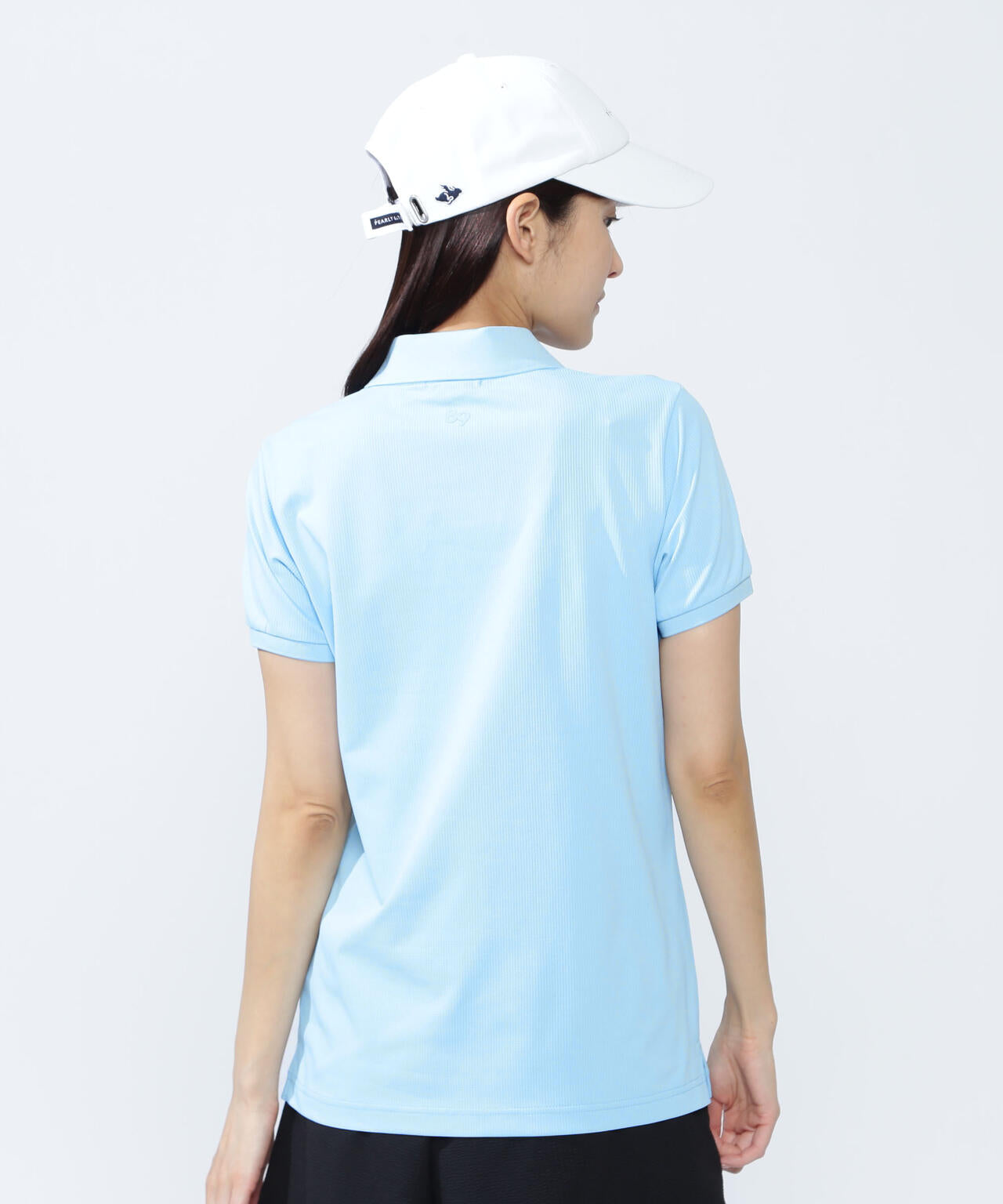 ワッフルメッシュジャージ半袖ポロシャツ