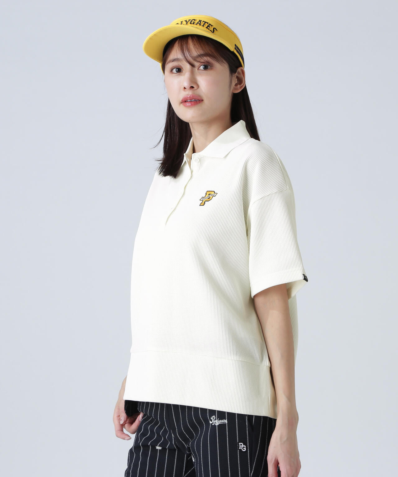 アクセンシャルゼブラワッフル半袖ポロシャツ | PEARLY GATES