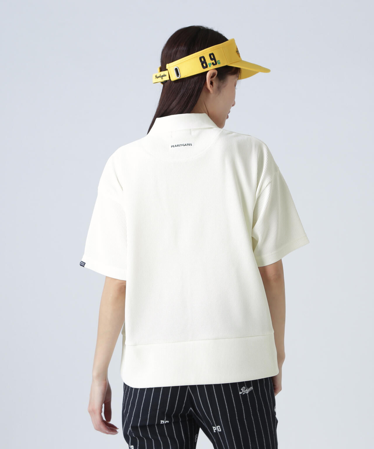 アクセンシャルゼブラワッフル半袖ポロシャツ | PEARLY GATES