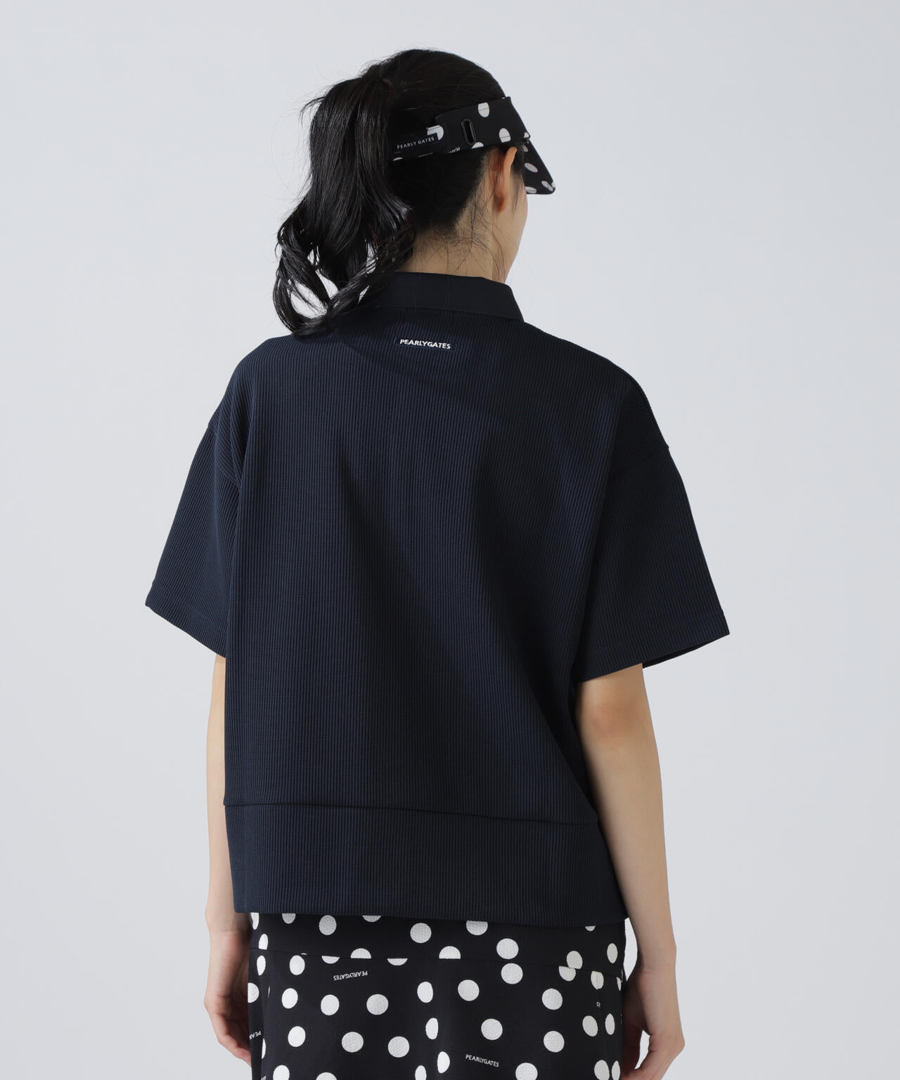アクセンシャルゼブラワッフル半袖ポロシャツ | PEARLY GATES
