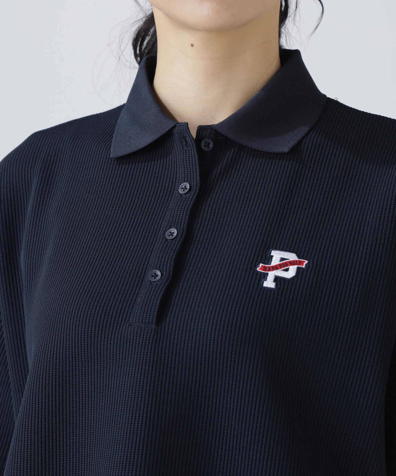 アクセンシャルゼブラワッフル半袖ポロシャツ | PEARLY GATES