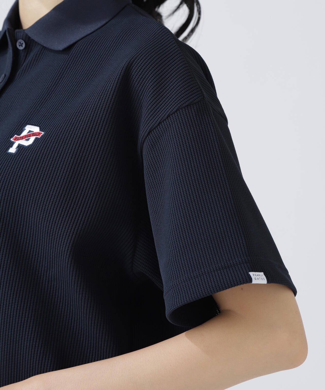 アクセンシャルゼブラワッフル半袖ポロシャツ | PEARLY GATES