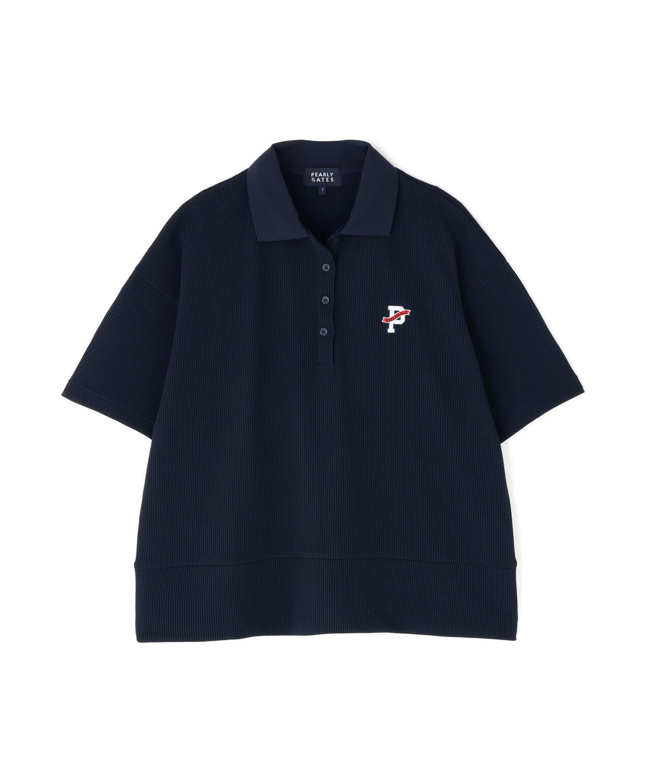 アクセンシャルゼブラワッフル半袖ポロシャツ | PEARLY GATES