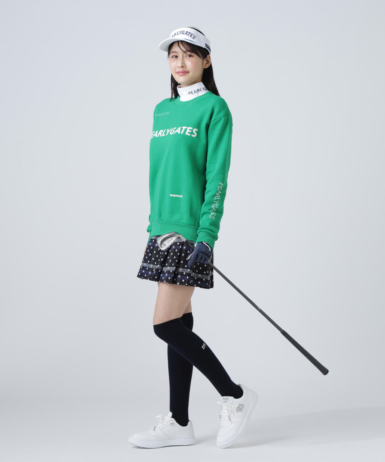 ジグザグ裏毛ジャガードクルーネックスウェットプルオーバー